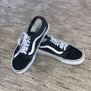 black old skool vans
